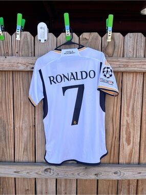 White #7 Ronaldo Jersey